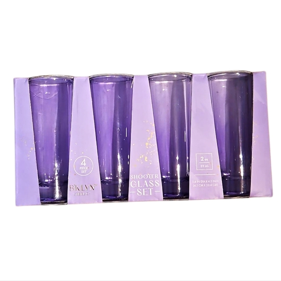 Purple Shot Glass Set by Baylyn - Picture 1 of 3